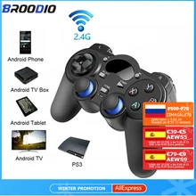 

2.4G Wireless Game Controller Gamepad For PC PS3 TV Box Android Smartphone Gaming Control With OTG Converter Wireless Gamepads