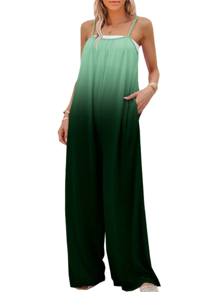 Casual Jumpsuit Women Chic and Elegant Summer Outfits for Women 2023 Sling Wide Leg Pants Gradient Loose Commute Long Jumpsuits
Casual Jumpsuit Women Chic and Elegant Summer Outfits for Women 2023 Sling Wide Leg Pants Gradient Loose Commute Long Jumpsuits