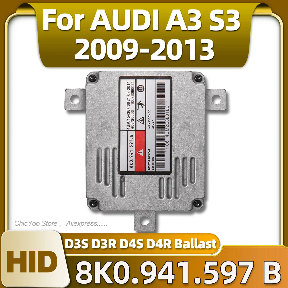 10036060024 Xenon HID D3S D3R D4S D4R Ballast Control Unit 8K0.941.597 B For AUDI A3 S3 2009 2010 2011 2012 2013
10036060024 Xenon HID D3S D3R D4S D4R Ballast Control Unit 8K0.941.597 B For AUDI A3 S3 2009 2010 2011 2012 2013