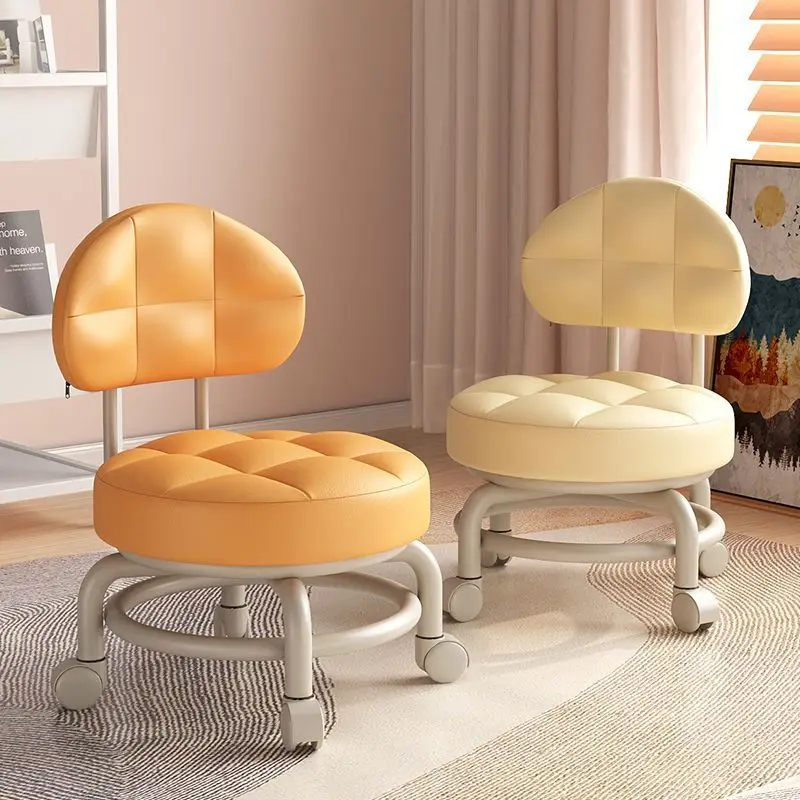 Household Pulley Low Stool Fashionable Chairs Bedroom Chair With Backrest Living Room Changing Shoes Stools Silent Walking Stool
Household Pulley Low Stool Fashionable Chairs Bedroom Chair With Backrest Living Room Changing Shoes Stools Silent Walking Stool