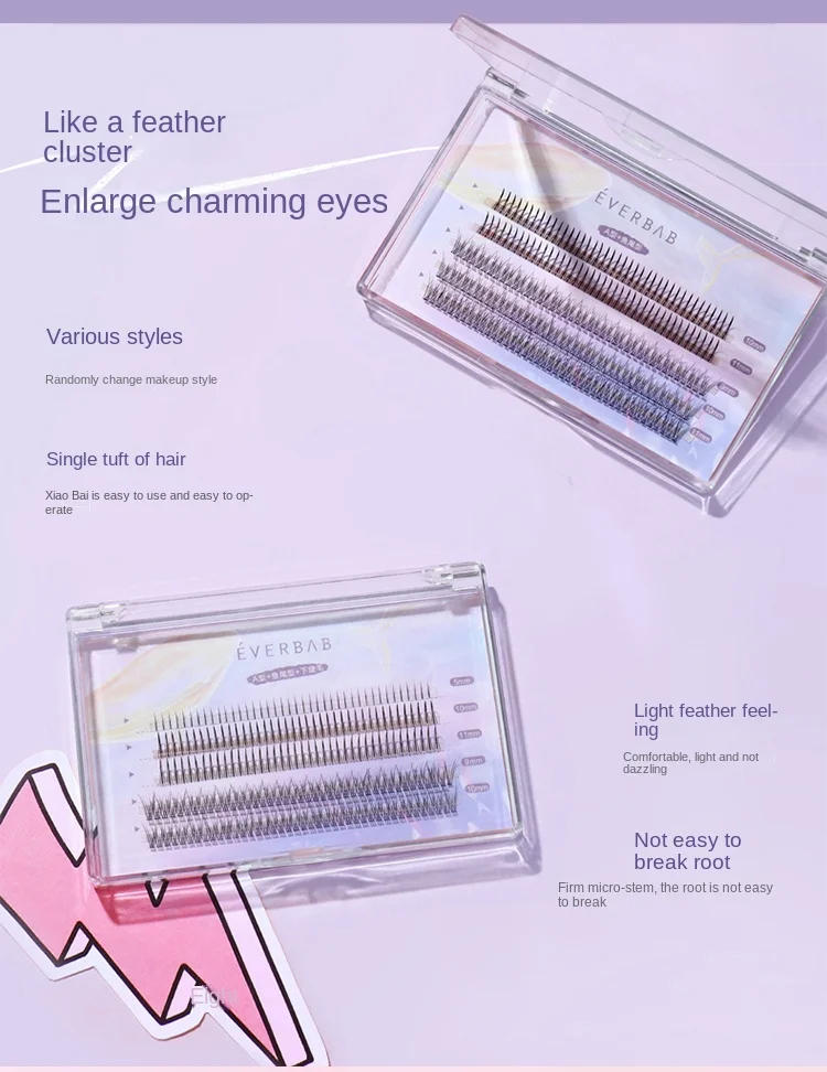 Everbab false eyelashes natural eyelashes fairy children everybab small devil single cluster
Everbab false eyelashes natural eyelashes fairy children everybab small devil single cluster