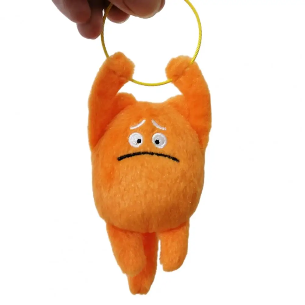 

Plush Toy Fluffy Kitten Doll Plush Pendant Adorable Soft Stuffed Key Ring Charm for Handbag Birthday Gift Cat Plush Pendant