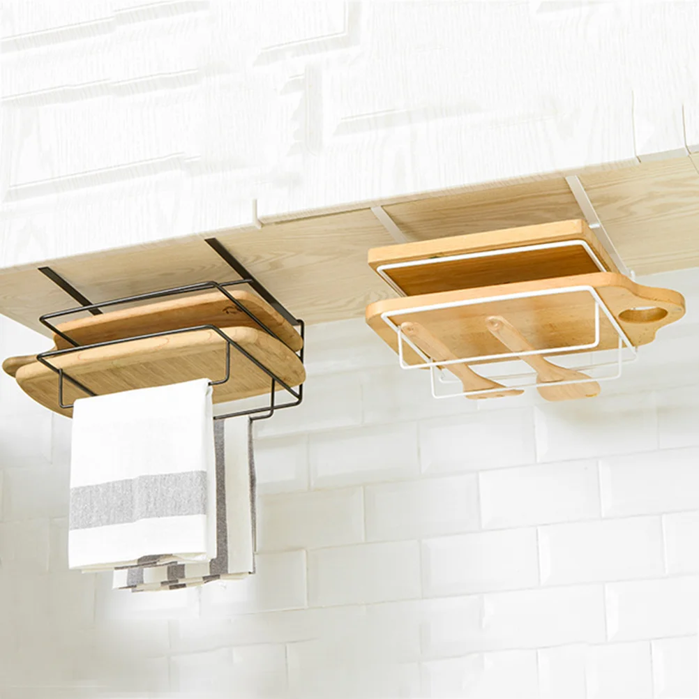 Double-Deck Cutting Board Rack Iron Chopping Board Holder Towel Holder with Drip Tray for Kitchen (Black)
Double-Deck Cutting Board Rack Iron Chopping Board Holder Towel Holder with Drip Tray for Kitchen (Black)