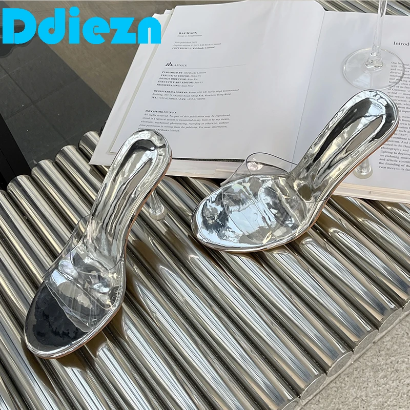 Fashion Pumps Slippers Heels Shoes For Women New In Transparent Casual Female Round Toe Ladies High Heels Shoes Slides
Fashion Pumps Slippers Heels Shoes For Women New In Transparent Casual Female Round Toe Ladies High Heels Shoes Slides