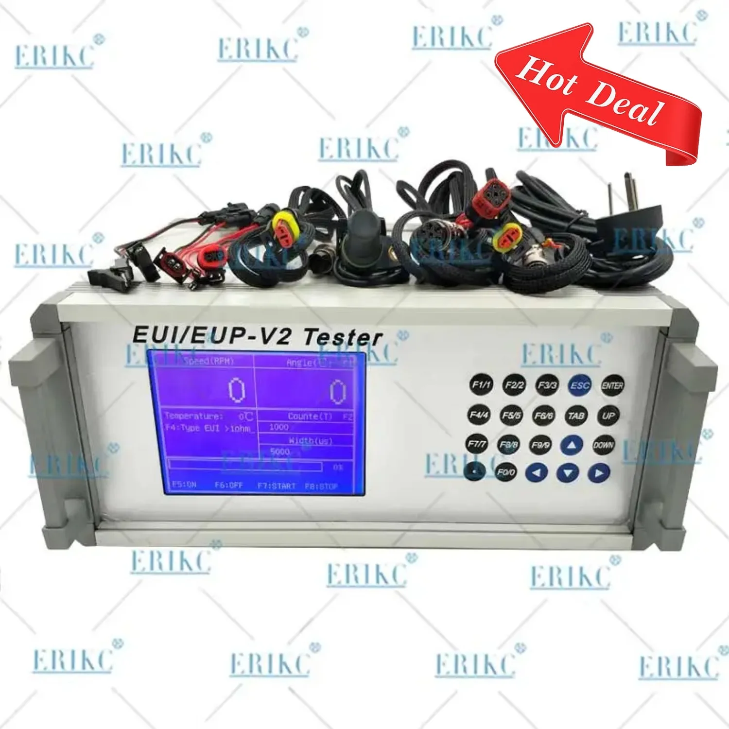 ERIKC Common Rail EUI / EUP тестер, насос с одним насосом, сопло для Bosch Volvo Delphi Cummins Hengyang E1024145
ERIKC Common Rail EUI / EUP тестер, насос с одним насосом, сопло для Bosch Volvo Delphi Cummins Hengyang E1024145