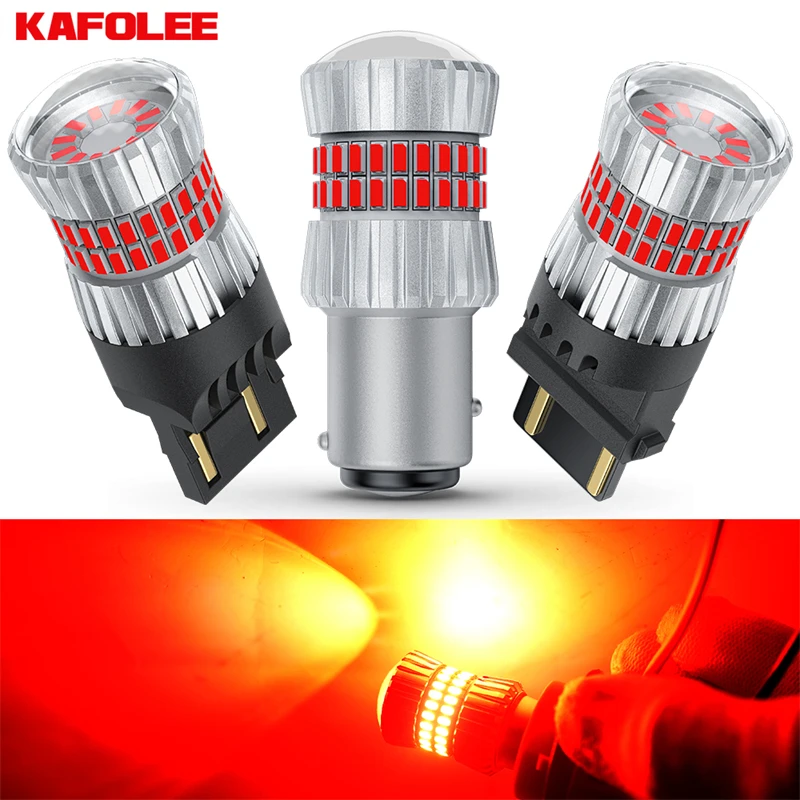 

1x BA15S P21W P21W BAU15S PY21W 7440 W21W P21/5W Super Bright Red LED Stop Bulb Brake Lights Canbus 1157 BAY15D 7443 3157