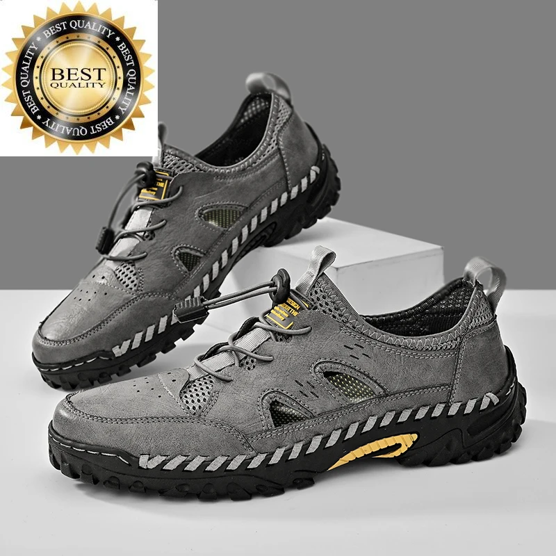 Leather Men's Classic Casual Brand Shoes Handcrafted Camping Hiking Beach Ventilate Sandals Summer New
Leather Men's Classic Casual Brand Shoes Handcrafted Camping Hiking Beach Ventilate Sandals Summer New