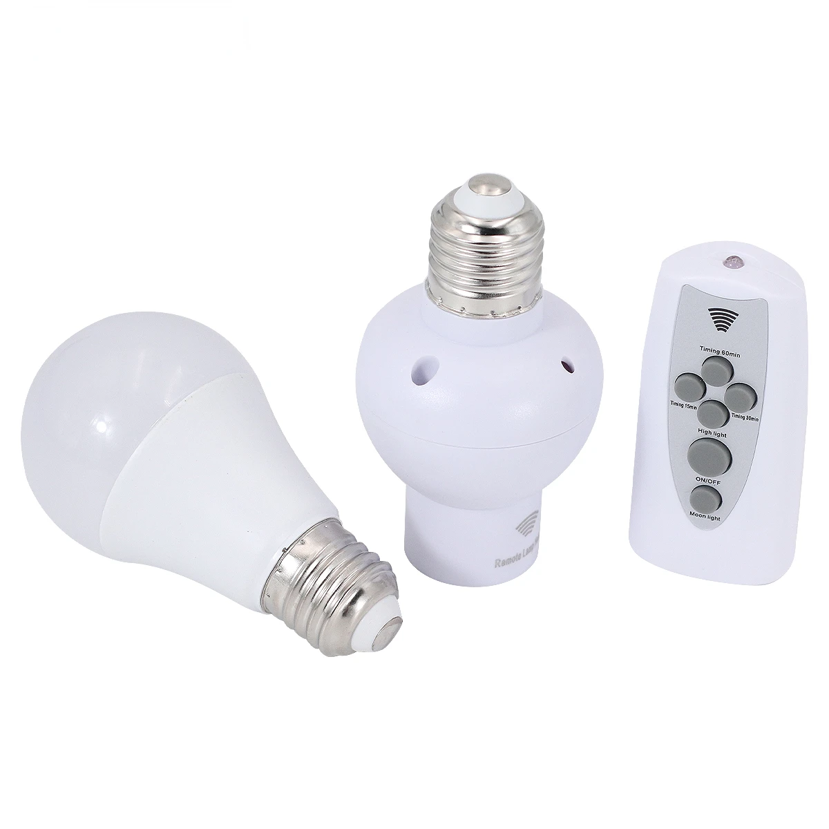 Remote Control Light Bulb Socket, Wireless Light Socket Switch Kit, Remote Light Socket E27 Base for Pull Chain Light Fixture
Remote Control Light Bulb Socket, Wireless Light Socket Switch Kit, Remote Light Socket E27 Base for Pull Chain Light Fixture