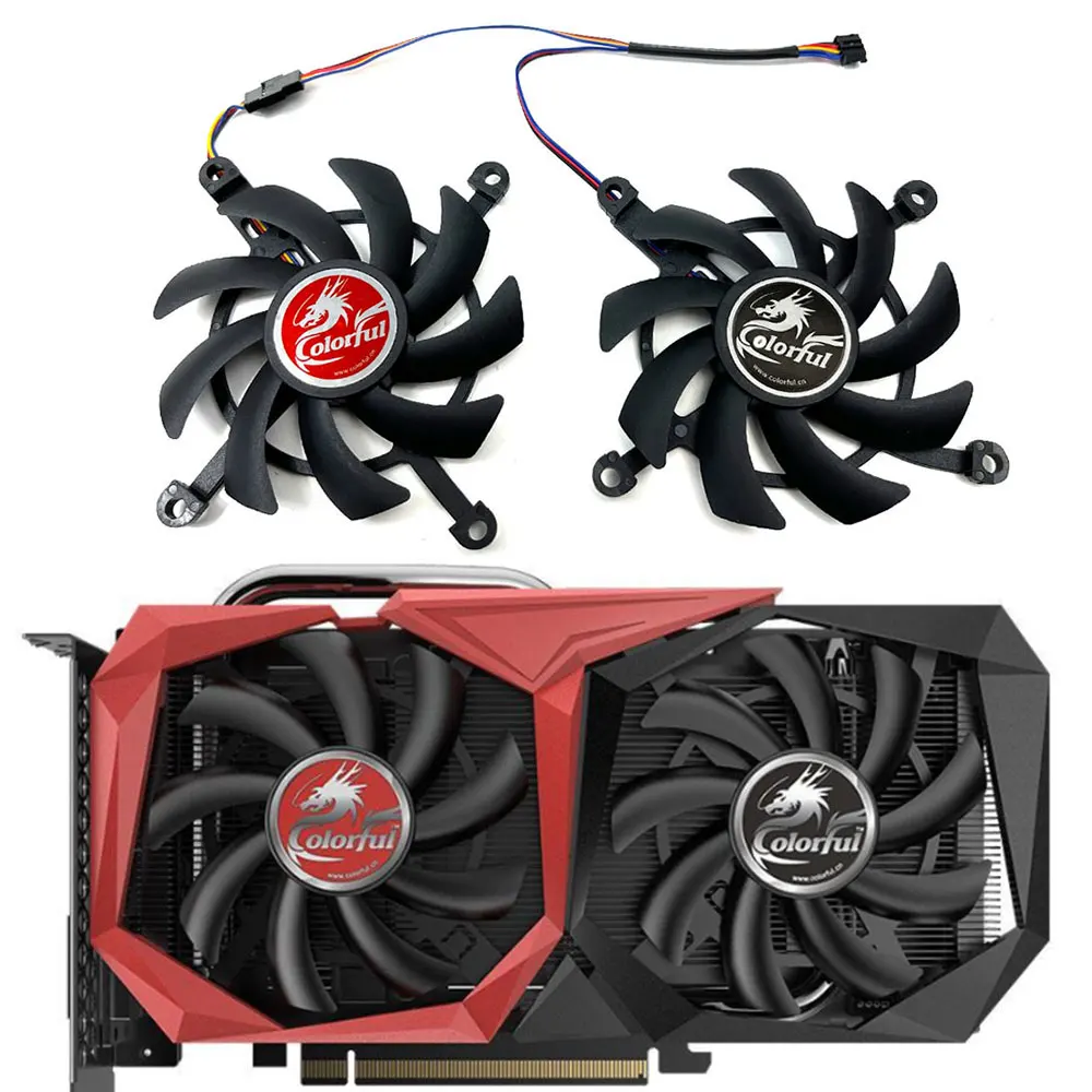 NEW 1SET 85MM 4PIN GPU Fan,For Colorful GTX 1660TI、1660 Super、1660、1650、Colorful RTX 2070、2060 Super、2060 Video card cooling fan
NEW 1SET 85MM 4PIN GPU Fan,For Colorful GTX 1660TI、1660 Super、1660、1650、Colorful RTX 2070、2060 Super、2060 Video card cooling fan