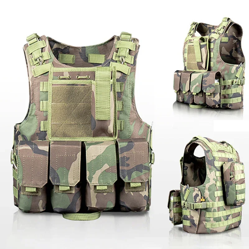 

Child Tactical Military Gear Plate Carrier Vest Hunting Paintball Equipment Airsoft Combat Outdoor Molle Assault Kids CS Vests