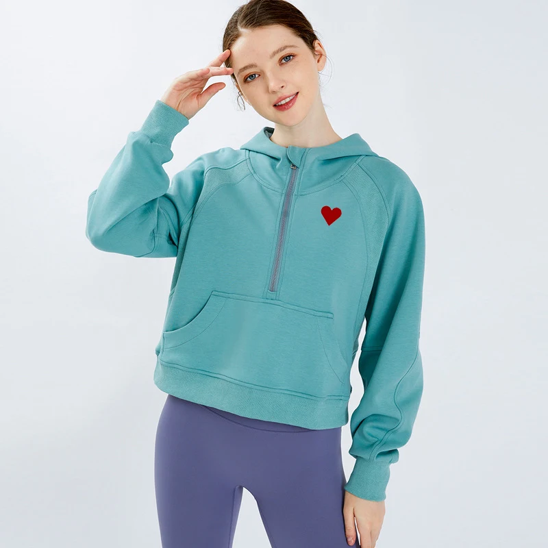 AMI AMORING 2024 New Half Zipper Hoodie for Women Hoodie Loose Fashion Pure Cotton Casual Hooded Thick Fitness Wear Yoga Wear
AMI AMORING 2024 New Half Zipper Hoodie for Women Hoodie Loose Fashion Pure Cotton Casual Hooded Thick Fitness Wear Yoga Wear