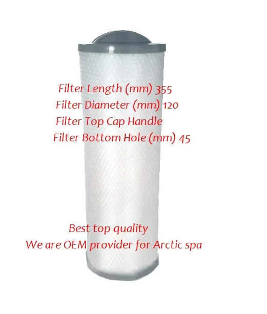 Arctic Handle Spa Filter for Coyote Spas 2009 Unicel 4CH-949(350x125mm hole 43mm) FilburFC-0172 ts hydropool | Сантехника
