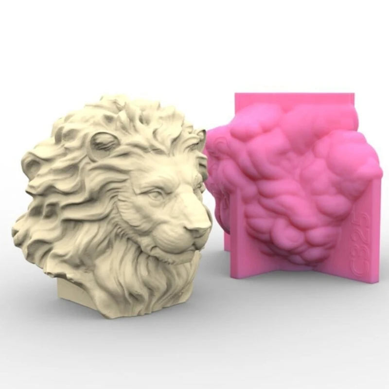 Силиконовая форма в виде 3d-головок льва в виде свечи для украшения рабочего стола ручной работы, гипсовая эпоксидная смола, форма для Ароматических Свечей для украшения дома
Силиконовая форма в виде 3d-головок льва в виде свечи для украшения рабочего стола ручной работы, гипсовая эпоксидная смола, форма для Ароматических Свечей для украшения дома