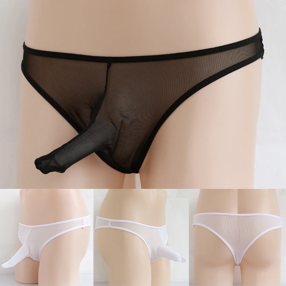Popular Men Sheer Mesh Silky Soft Briefs Bikini Hombre Lingerie G-String Thong Bulge Pouch Underwear Ultra Thin Underclothes
Popular Men Sheer Mesh Silky Soft Briefs Bikini Hombre Lingerie G-String Thong Bulge Pouch Underwear Ultra Thin Underclothes