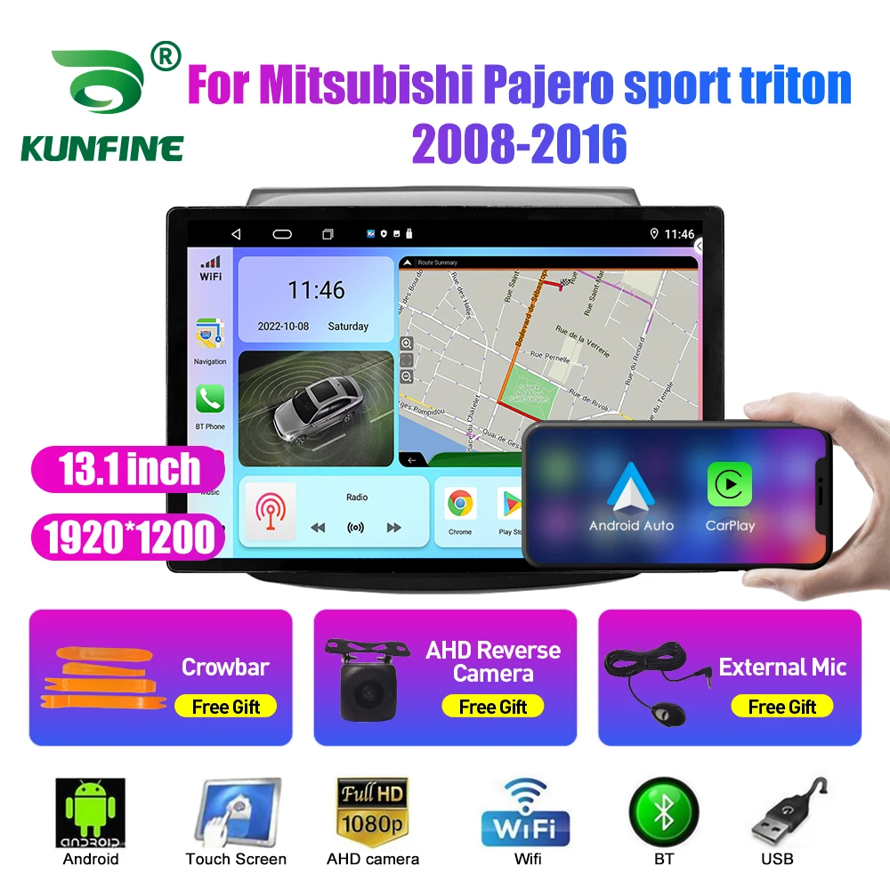 Автомобильный радиоприемник 13,1 дюйма для Mitsubishi Pajero sport автомобильный DVD GPS-навигатор стерео Carplay 2 Din Центральный Мультимедиа Android авто
Автомобильный радиоприемник 13,1 дюйма для Mitsubishi Pajero sport автомобильный DVD GPS-навигатор стерео Carplay 2 Din Центральный Мультимедиа Android авто