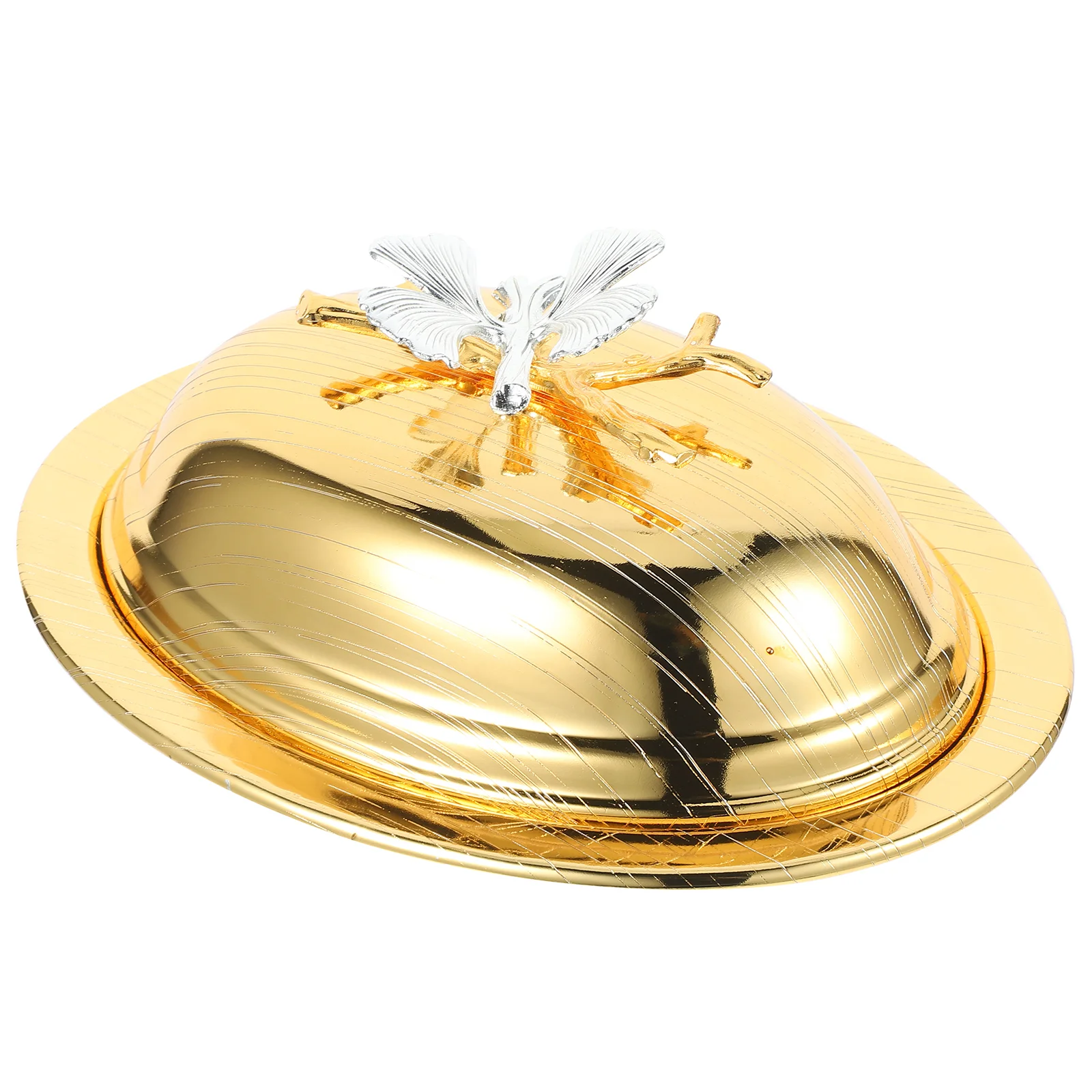 Metal Butter Holder Kitchen Butter Dish Cheese Holder Butter Container with Lid (1900X1400X850cm)
Metal Butter Holder Kitchen Butter Dish Cheese Holder Butter Container with Lid (1900X1400X850cm)