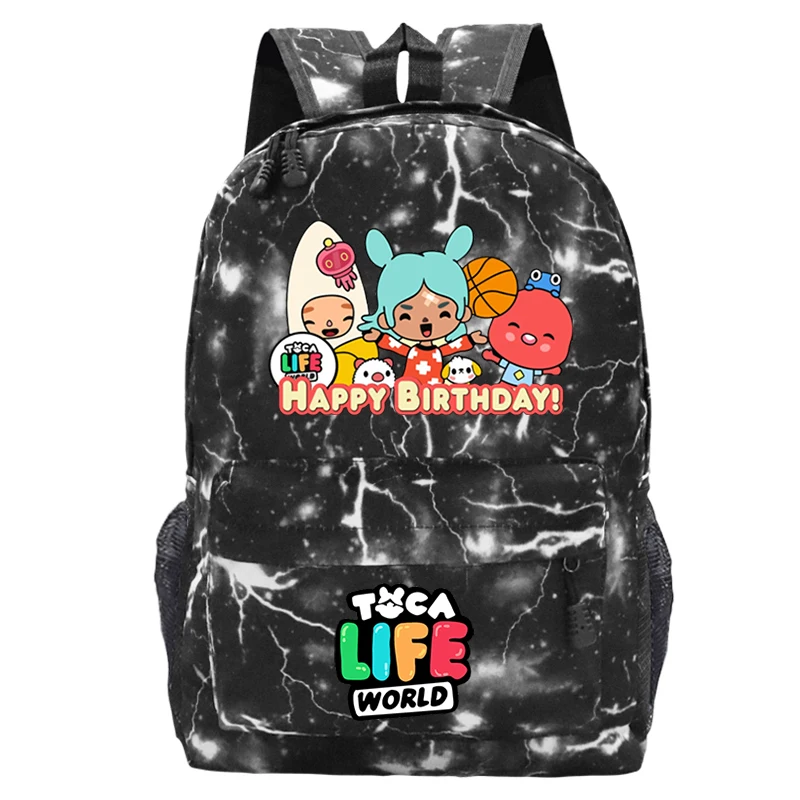 Toca Life World School Backpack Children Cartoon Schoolbag Students Zipper Casual School Bags Kids Back to School Gift Mochila
Toca Life World School Backpack Children Cartoon Schoolbag Students Zipper Casual School Bags Kids Back to School Gift Mochila