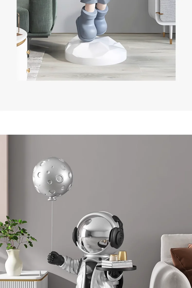 Large Creative Astronaut Astronaut Floor-standing Storage Ornaments, Smart Home Decorations, Bluetooth Speaker Functions Large Creative Astronaut Astronaut Floor-standing Storage Ornaments, Smart Home Decorations, Bluetooth Speaker Functions