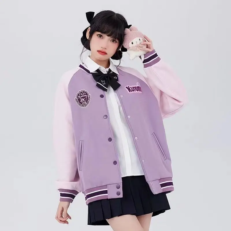 New Kawaii Sanrio Baseball Uniform Cinnamoroll Accessories Cute Beauty Cartoon Anime Jk Jacket Fall and Winter Toy for Girl Gift
New Kawaii Sanrio Baseball Uniform Cinnamoroll Accessories Cute Beauty Cartoon Anime Jk Jacket Fall and Winter Toy for Girl Gift