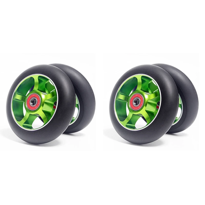 4Pcs 100Mm Scooter Replacement Wheels With Bearings Aluminum Wear-Resistant PU Scooter Parts Scooter Accessories,Green
4Pcs 100Mm Scooter Replacement Wheels With Bearings Aluminum Wear-Resistant PU Scooter Parts Scooter Accessories,Green