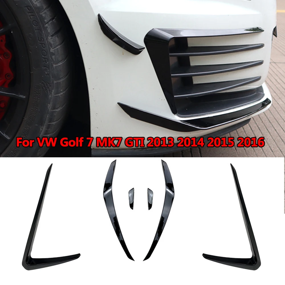 Front Bumper Lip Splitter Spoiler Fog Light Trim Tuning Cover For VW Golf 7 MK7 GTI 2013 2014 2015 2016 Car Auto Accessories
Front Bumper Lip Splitter Spoiler Fog Light Trim Tuning Cover For VW Golf 7 MK7 GTI 2013 2014 2015 2016 Car Auto Accessories