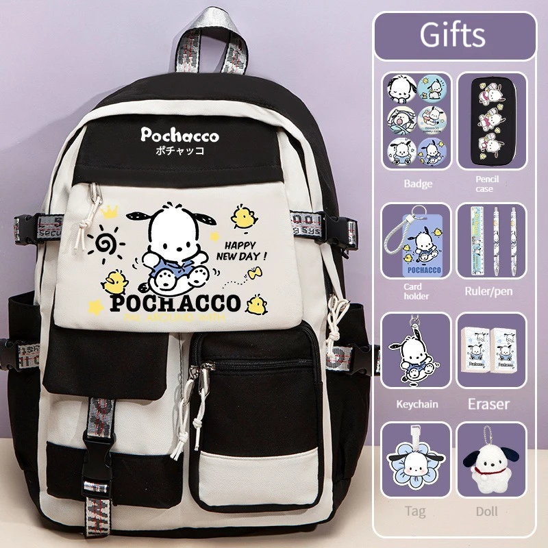 Kawaii аниме Sanrio полачко Студенческая сумка многофункциональная через плечо Симпатичная мультяшная большая емкость Защита позвоночника школьная сумка приз
Kawaii аниме Sanrio полачко Студенческая сумка многофункциональная через плечо Симпатичная мультяшная большая емкость Защита позвоночника школьная сумка приз
