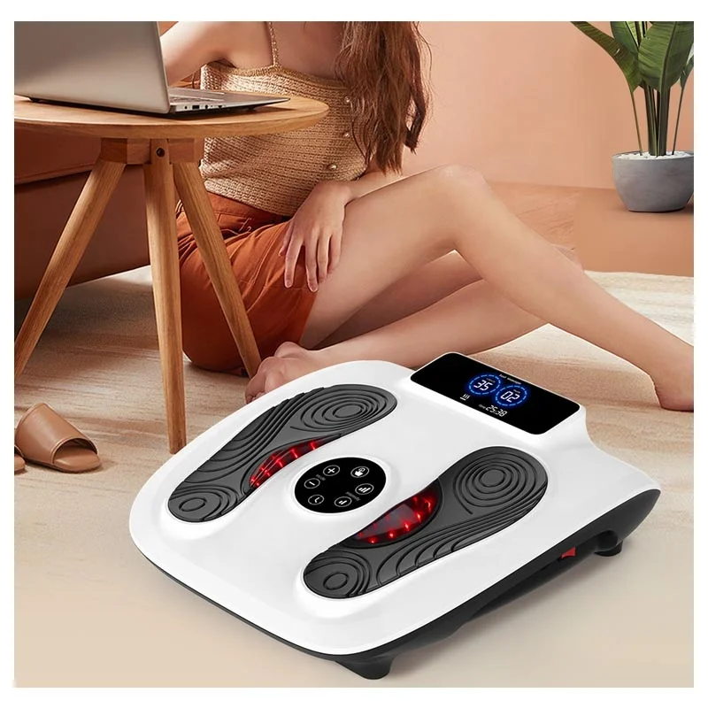 

LCD Display Electric EMS Foot Massager and Heating With Remote Control EMS Foot Massage Machine CE Certificate