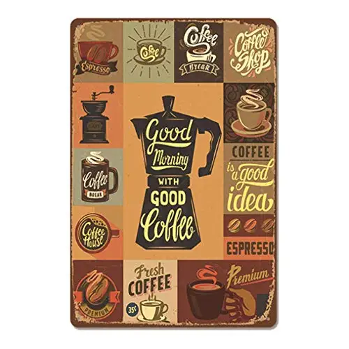 

Patisaner Coffee Metal Tin Sign Plaque Retro Wall Decoration Kitchen Bar Cafe Retro Metal Poster Iron Painting 20x30cm