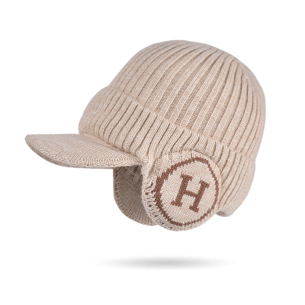 Winter Men Earmuff Baseball Cap Outdoor Warm Thicken Knitted Duck Tongue Cap Windproof Brim 6cm Fashionable Hat With Mast
Winter Men Earmuff Baseball Cap Outdoor Warm Thicken Knitted Duck Tongue Cap Windproof Brim 6cm Fashionable Hat With Mast