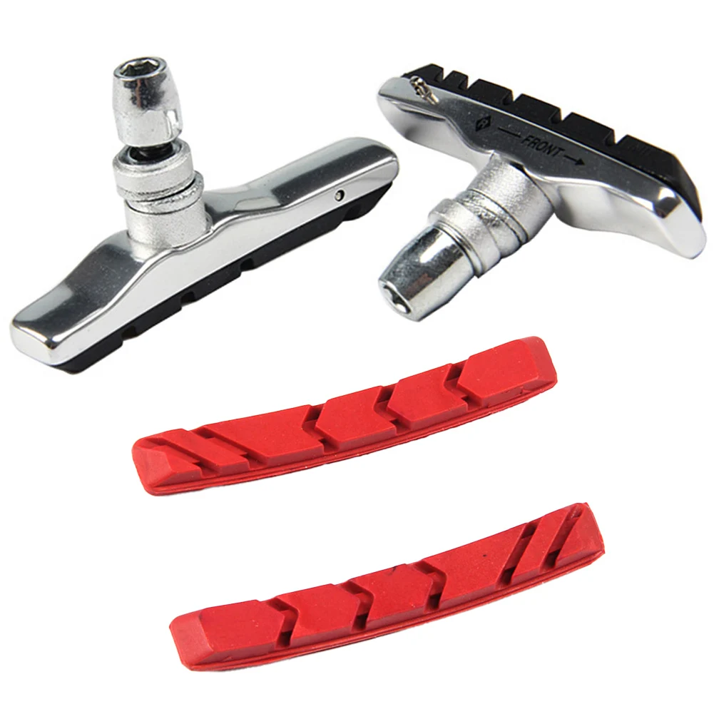 1 Pair Bike Cycle V Brake Blocks For MTB 70mm Central Threaded Post Cycling Aluminum Alloy Rubber BlackRed Bike Accessories
1 Pair Bike Cycle V Brake Blocks For MTB 70mm Central Threaded Post Cycling Aluminum Alloy Rubber BlackRed Bike Accessories