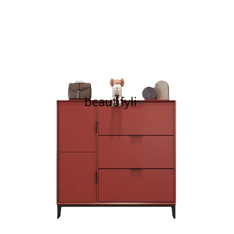 yj Italian-Style Light Luxury Solid Wood Shoe Cabinet Ultra-Thin Tilting Storage Entrance Cabinet Shoe Rack
yj Italian-Style Light Luxury Solid Wood Shoe Cabinet Ultra-Thin Tilting Storage Entrance Cabinet Shoe Rack