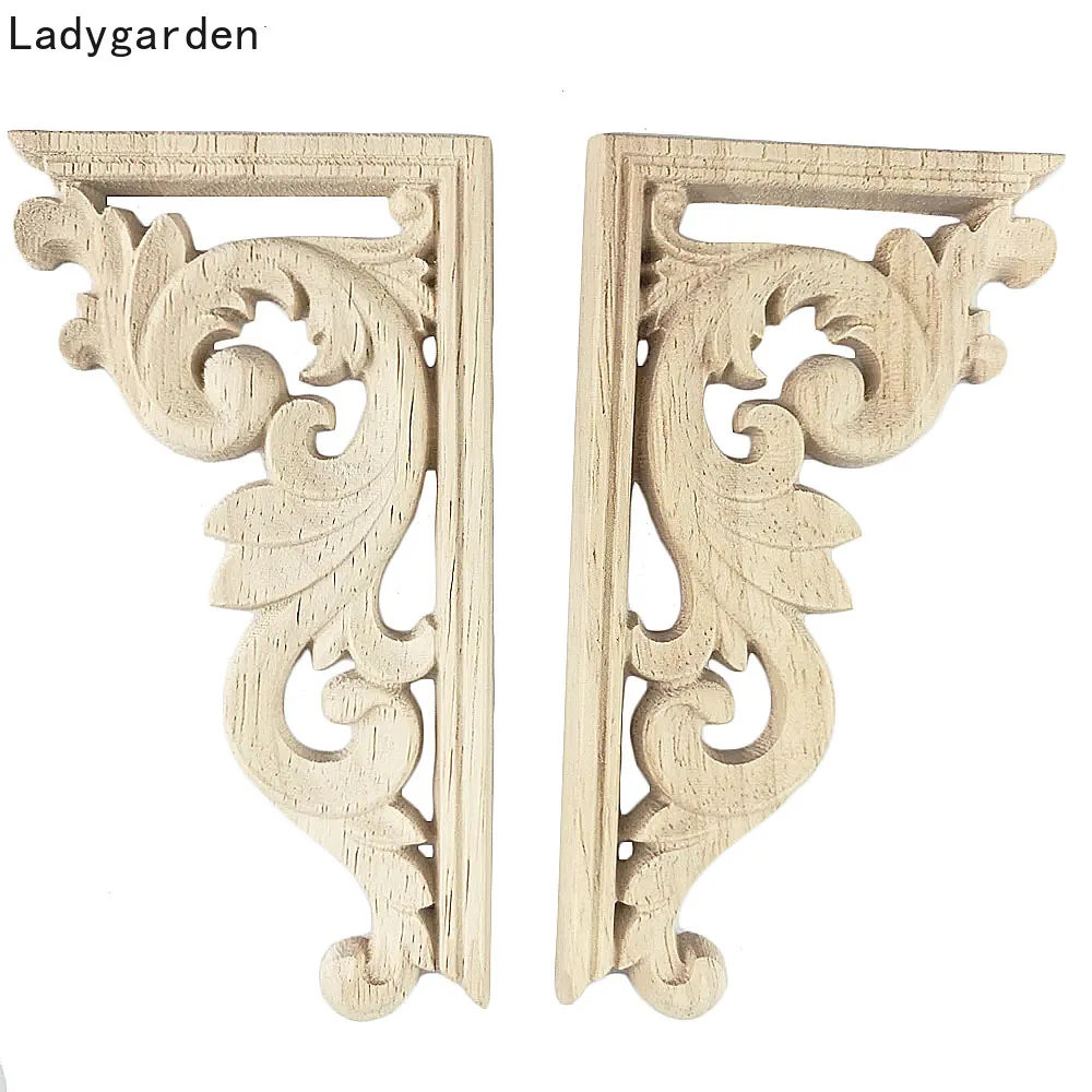 4PCS Retro Woodcarving Decal Corner Applique Frame Door Decorate Wall Doors Furniture Decorative Figurines Wooden Miniatures
4PCS Retro Woodcarving Decal Corner Applique Frame Door Decorate Wall Doors Furniture Decorative Figurines Wooden Miniatures