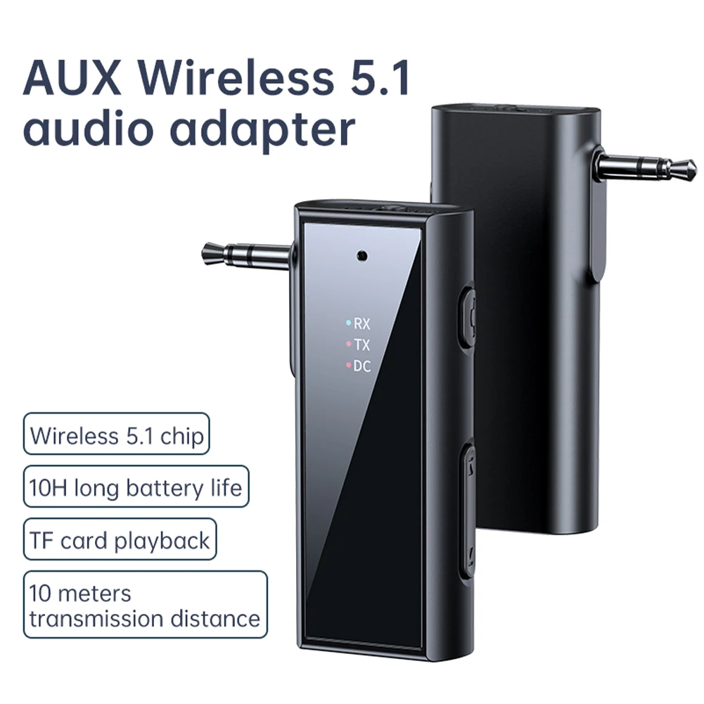 Bluetooth Transmitter Receiver 2 In 1 Bluetooth 5.1 AUX Adapter Portable Wireless Audio Adapter for Car Headphones Speakers TVs
Bluetooth Transmitter Receiver 2 In 1 Bluetooth 5.1 AUX Adapter Portable Wireless Audio Adapter for Car Headphones Speakers TVs