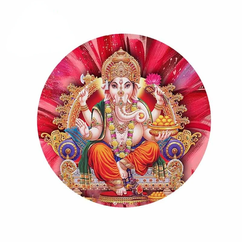 

Car Sticker Personality Ganesha Modeling Popular PVC Auto Laptop Sunscreen Waterproof Cover Scratches Quality Decal Decor