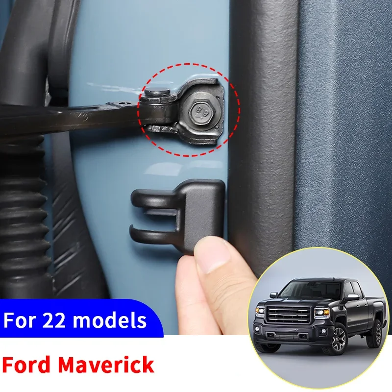 For Ford Maverick 2022-2024 Door Limiter Cover Car ABS Interior Accessories Door Lock Cover Anti-abnormal Sound And Anti-rust 
For Ford Maverick 2022-2024 Door Limiter Cover Car ABS Interior Accessories Door Lock Cover Anti-abnormal Sound And Anti-rust