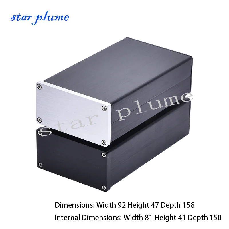 0905 All Aluminum Power Amplifier Chassis Power Supply/Headphone Amplifier/DAC/Mini Split Preamplifier Chassis (92*47*158MM)DIY
0905 All Aluminum Power Amplifier Chassis Power Supply/Headphone Amplifier/DAC/Mini Split Preamplifier Chassis (92*47*158MM)DIY