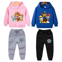 Spring Autumn Children PAW Patrol Clothing Suit Baby Boys Girls Clothes Kids Sport Hoodies Pants 2Pcs Sets Toddler Tracksuits