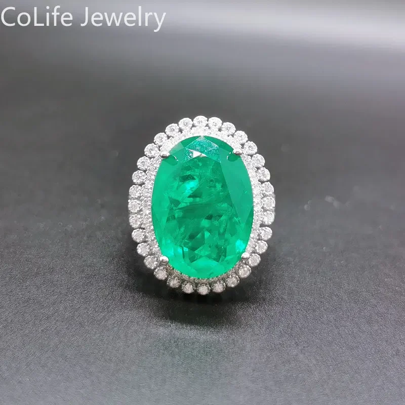 Luxury Women's Emerald Color Gemstone Ring with 3 Layers 18K Gold Plating 13mm*18mm 12ct Lab Created Crystal 925 Silver Ring
Luxury Women's Emerald Color Gemstone Ring with 3 Layers 18K Gold Plating 13mm*18mm 12ct Lab Created Crystal 925 Silver Ring