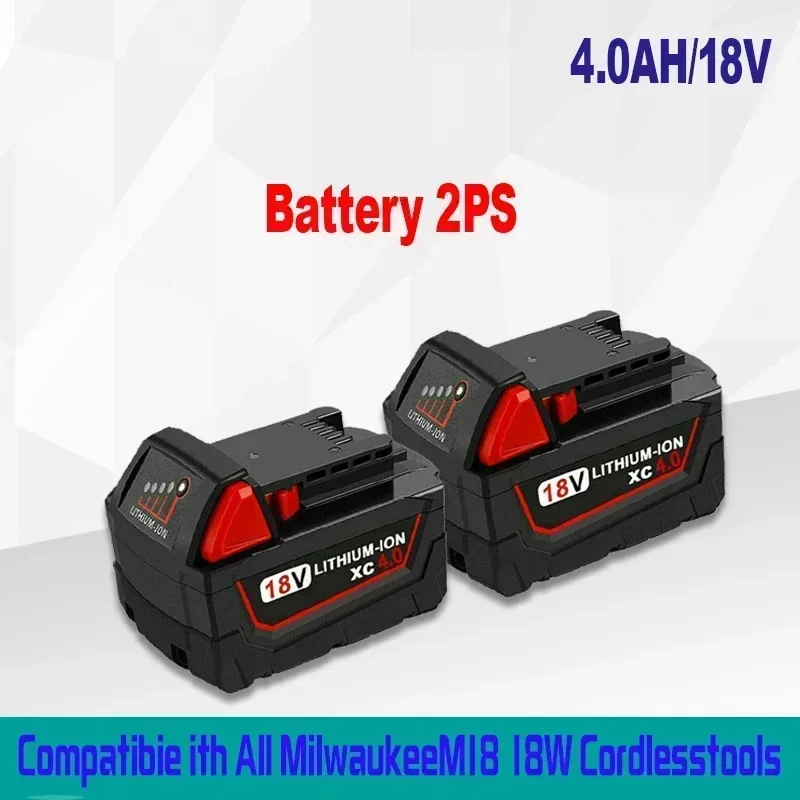 

Original 18V 6.0Ah for Milwaukee M18 XC lithium batteries 48-11-1860 48-11850 48-11840 48-11820 Rechargeable batter 100% real