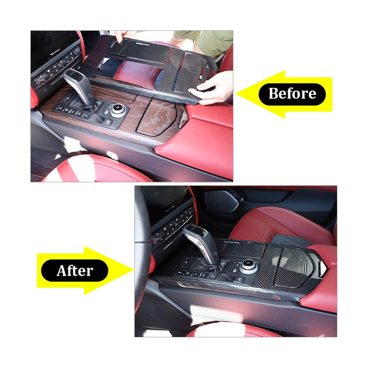 Central Console Gear Shift Panel Cover Trim Dry Carbon Fiber for Maserati Ghibli 2014-2016 ,High Version
Central Console Gear Shift Panel Cover Trim Dry Carbon Fiber for Maserati Ghibli 2014-2016 ,High Version