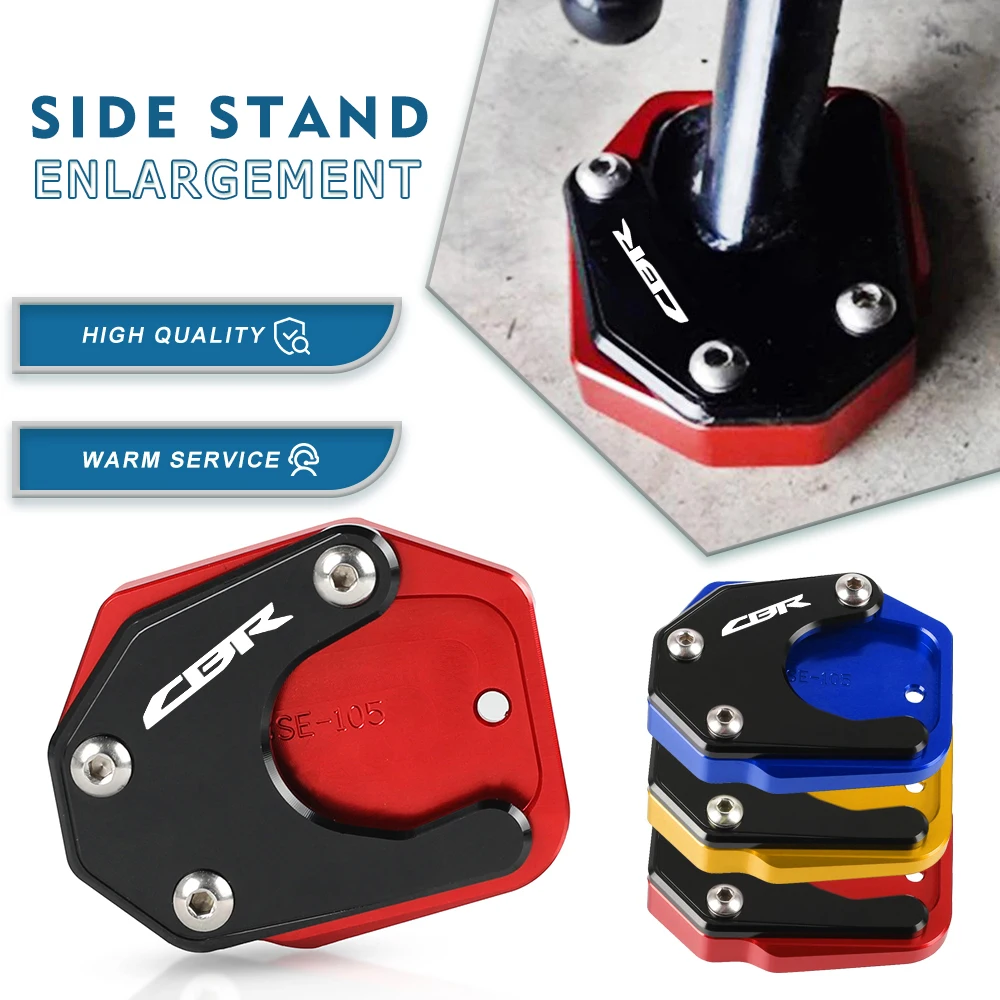 For HONDA CBR600RR CBR500R CBR650R/F CBR600F CBR300R 250R Kickstand Foot Side Stand Extension Pad Support Plate Enlarge Stand
For HONDA CBR600RR CBR500R CBR650R/F CBR600F CBR300R 250R Kickstand Foot Side Stand Extension Pad Support Plate Enlarge Stand