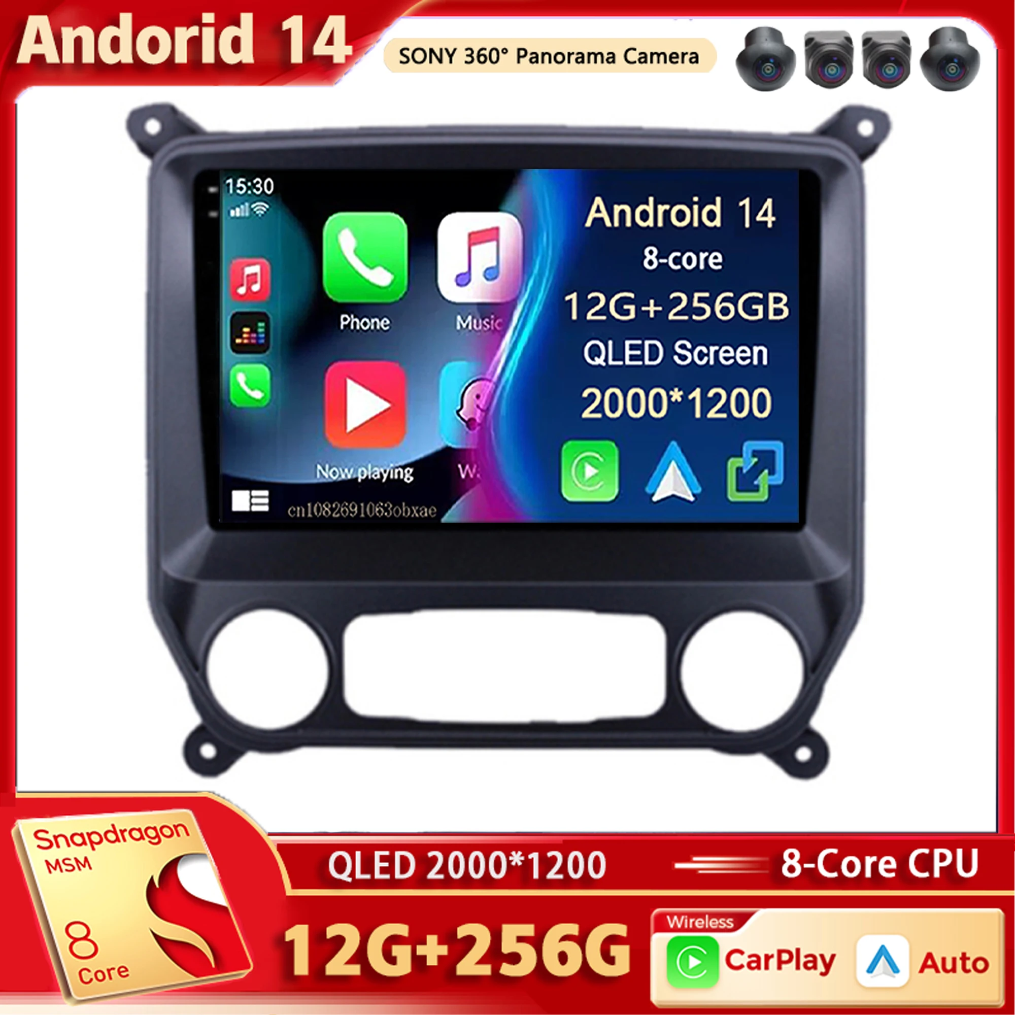 Автомагнитола на Android 14, мультимедийный плеер для Chevrolet Колорадо 2014-2018 Silverado GMC Sierra VIA Vtrux Truck 2014-2018, стерео BT
Автомагнитола на Android 14, мультимедийный плеер для Chevrolet Колорадо 2014-2018 Silverado GMC Sierra VIA Vtrux Truck 2014-2018, стерео BT