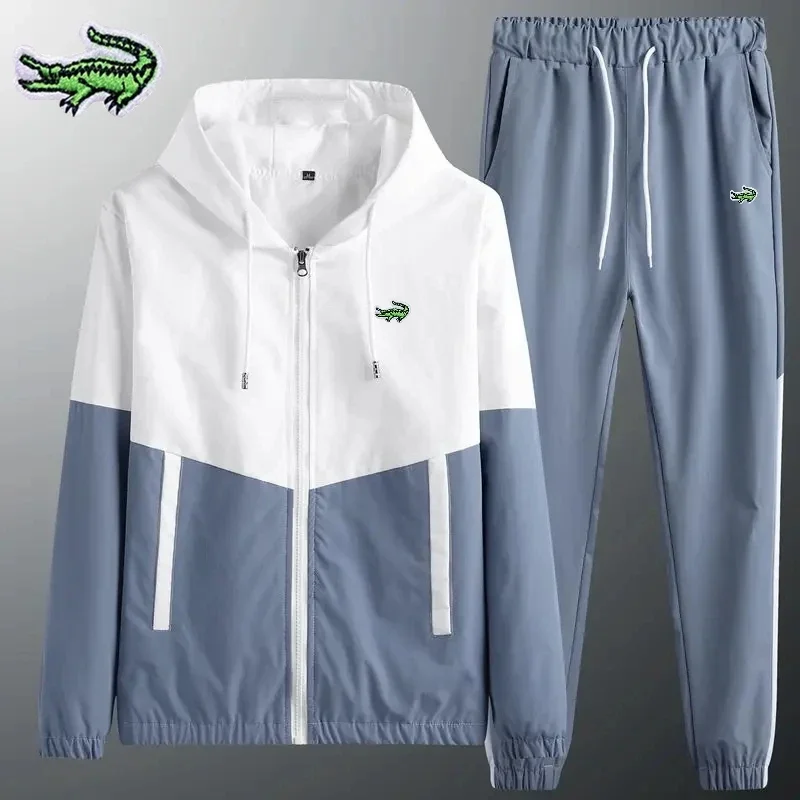 Men's Embroidery Brand Thin Hoodie Set Spring and Autumn High End Fashion Casual Hip Hop Street Outdoor Sports Two Piece Set
Men's Embroidery Brand Thin Hoodie Set Spring and Autumn High End Fashion Casual Hip Hop Street Outdoor Sports Two Piece Set