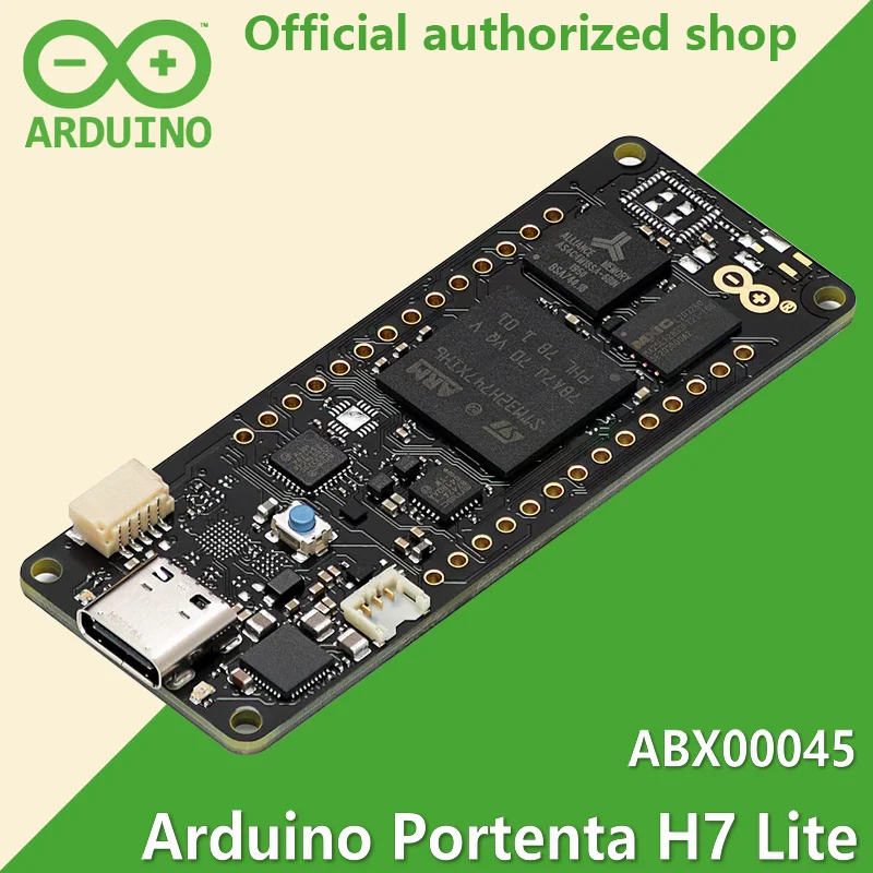 Макетная плата Arduino Portenta H7 Lite ABX00045 STM32H747XIH6 Arm MCU, новая оригинальная импортированная из Италии 
Макетная плата Arduino Portenta H7 Lite ABX00045 STM32H747XIH6 Arm MCU, новая оригинальная импортированная из Италии