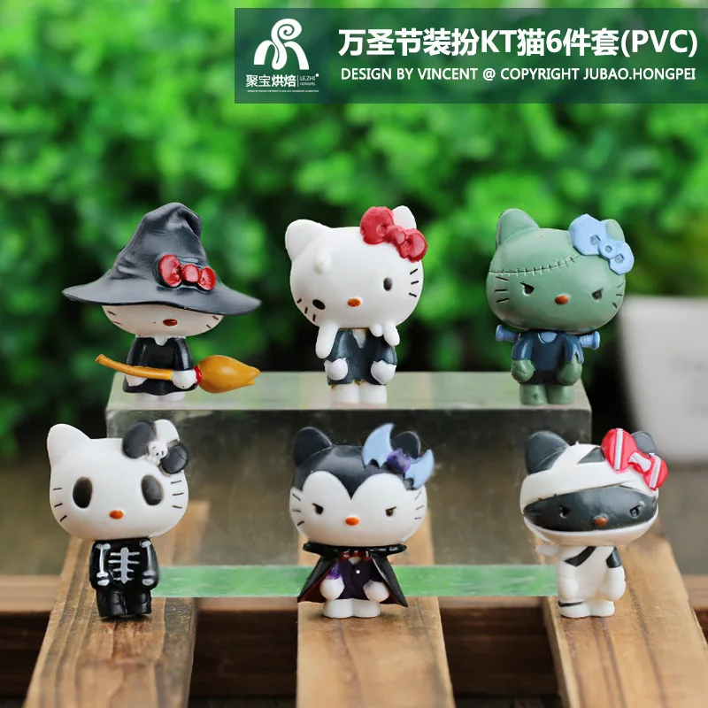6Pcs Sanrio Anime Figures Hello Kitty KT Cat Halloween Decoration Cute Cartoon Figure Collection Ornaments Kids Gifts
6Pcs Sanrio Anime Figures Hello Kitty KT Cat Halloween Decoration Cute Cartoon Figure Collection Ornaments Kids Gifts