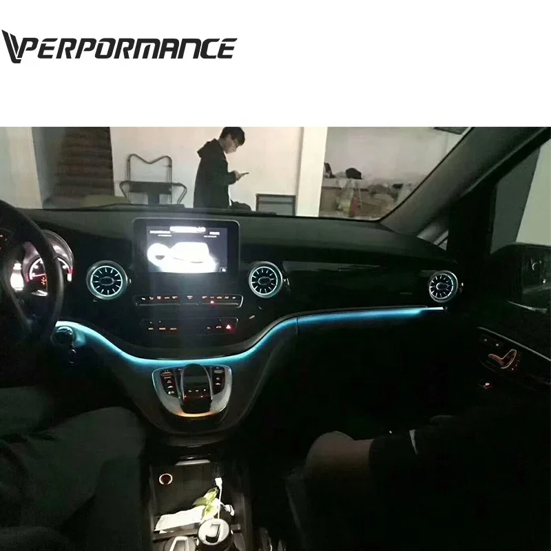 V CLASS W447 atmosphere lights car Interior Mood Lighting 12 colors 2016y~2020y car air vent lights for V CLASS Vito W447
V CLASS W447 atmosphere lights car Interior Mood Lighting 12 colors 2016y~2020y car air vent lights for V CLASS Vito W447