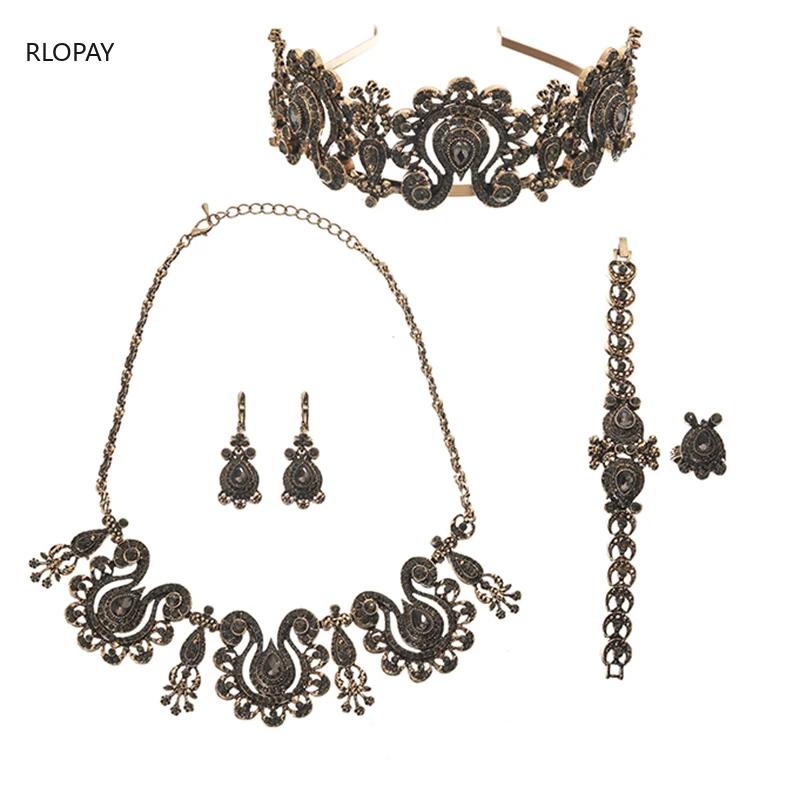 Turkish Women Jewelry Sets Antique Ethiopian Jewelry Earring Ring Necklace Set Fashion Jewelry Womens Accessories
Turkish Women Jewelry Sets Antique Ethiopian Jewelry Earring Ring Necklace Set Fashion Jewelry Womens Accessories