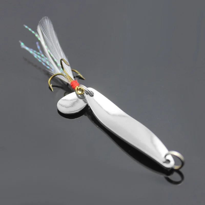 5PCS Spinner Baits Metal Spoon Fishing Lure 5g/7g/10g/13g With White Feathers Hook Long Cast Sinking Vibration Wobblers Buzzbait
5PCS Spinner Baits Metal Spoon Fishing Lure 5g/7g/10g/13g With White Feathers Hook Long Cast Sinking Vibration Wobblers Buzzbait