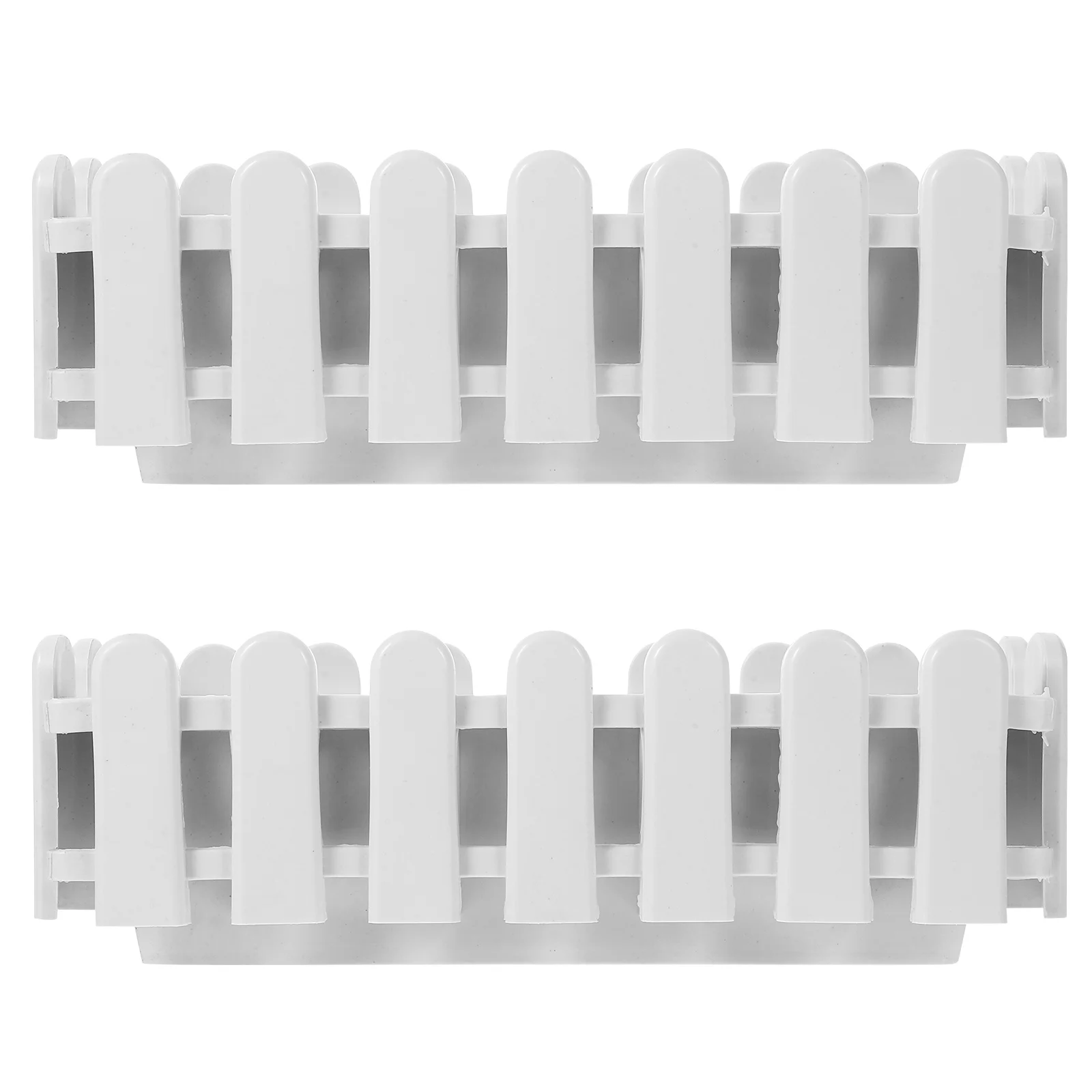 2 Pcs Rectangular Fence Flower Pot Green Plant Succulent Planting 2pcs Plastic Large Planters over Box for Outdoor Plants Boxes
2 Pcs Rectangular Fence Flower Pot Green Plant Succulent Planting 2pcs Plastic Large Planters over Box for Outdoor Plants Boxes