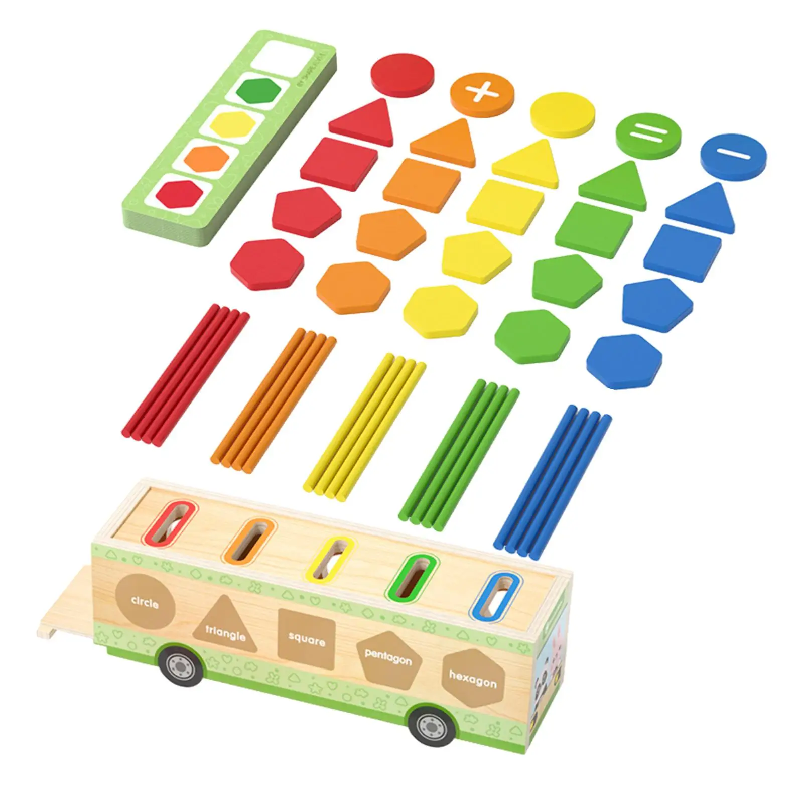 

Wooden Color Shape Sorting Box Game Preschool Learning Toy Early Educational Toys Montessori Toys for Children Boys Girls Gifts
